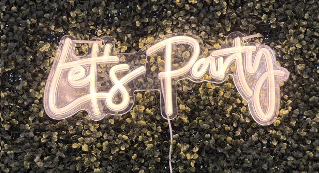 Rental store for LED Let s Party Sign in Allentown PA
